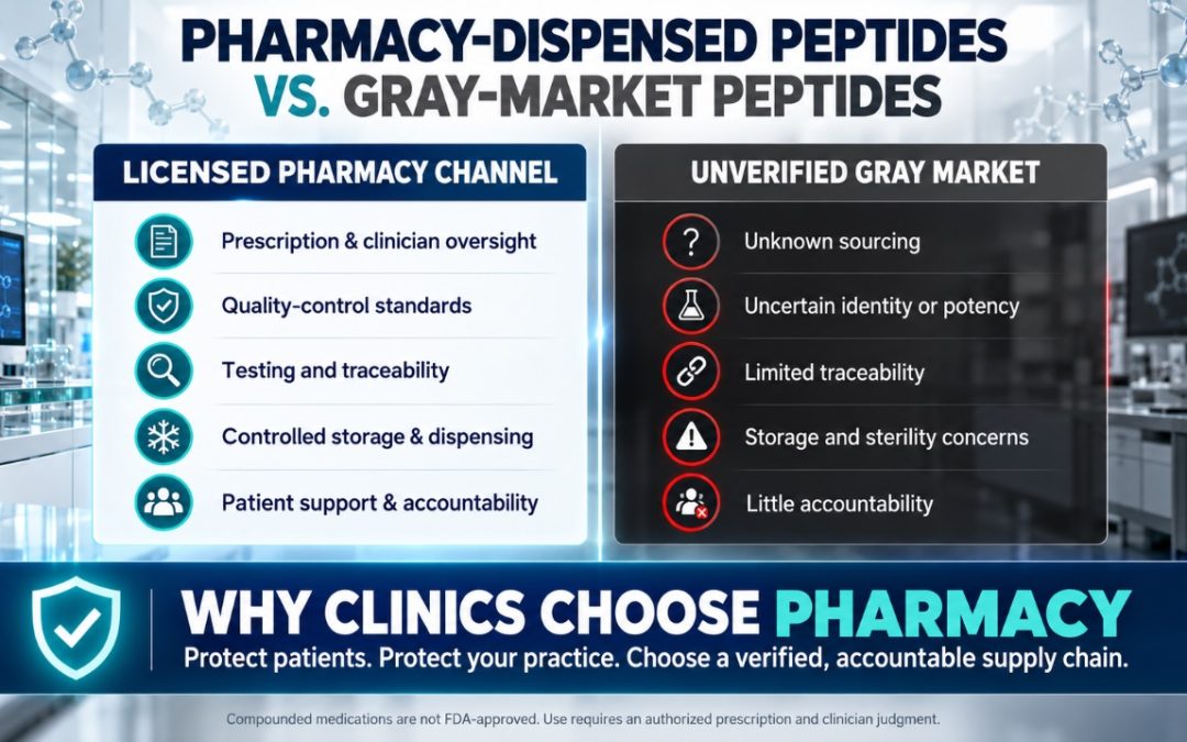 Why you Need to use Pharmacy’s Instead of Gray Market Labs for Peptides