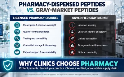 Why you Need to use Pharmacy’s Instead of Gray Market Labs for Peptides